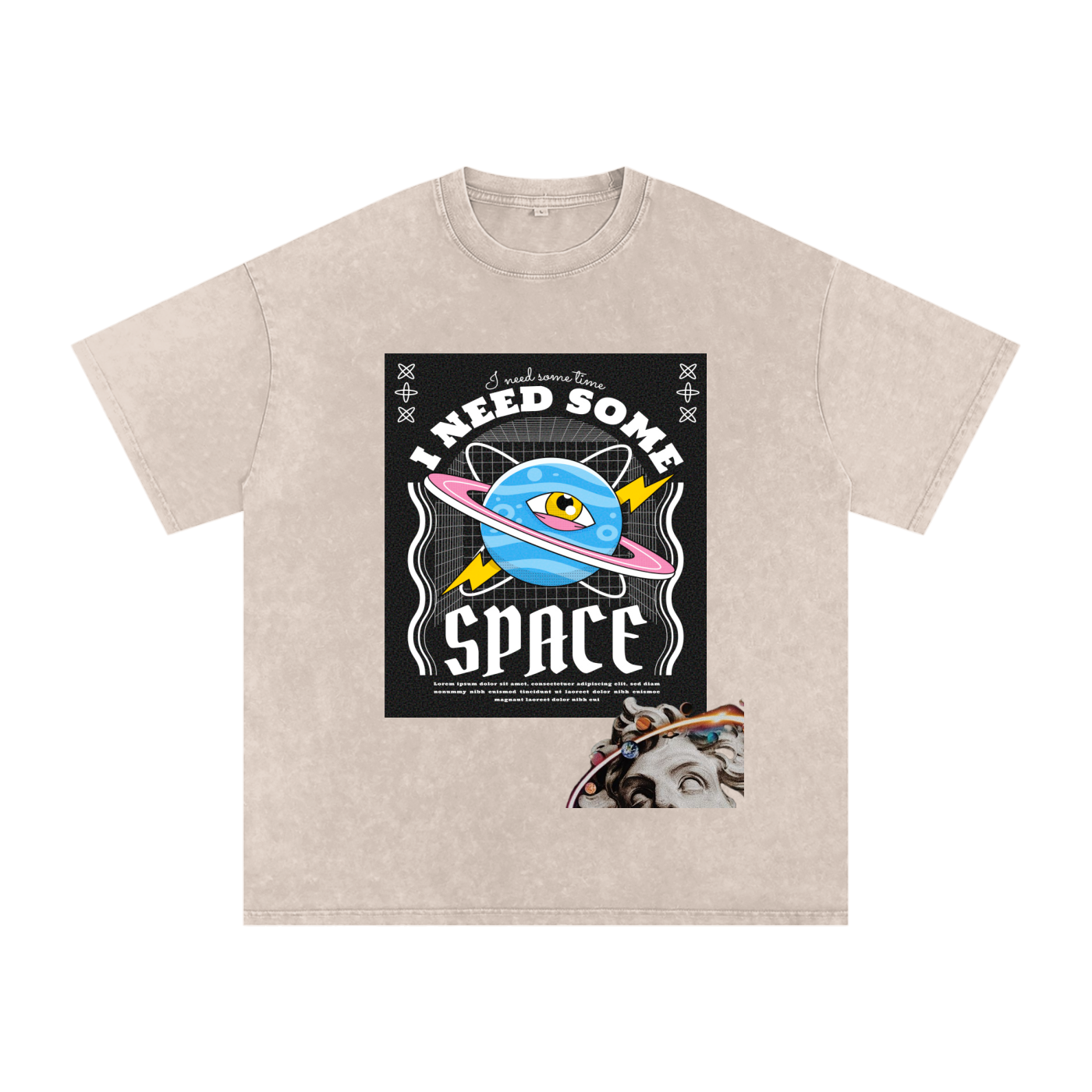 Acid Wash Oversize T-Shirt - 250 GSM