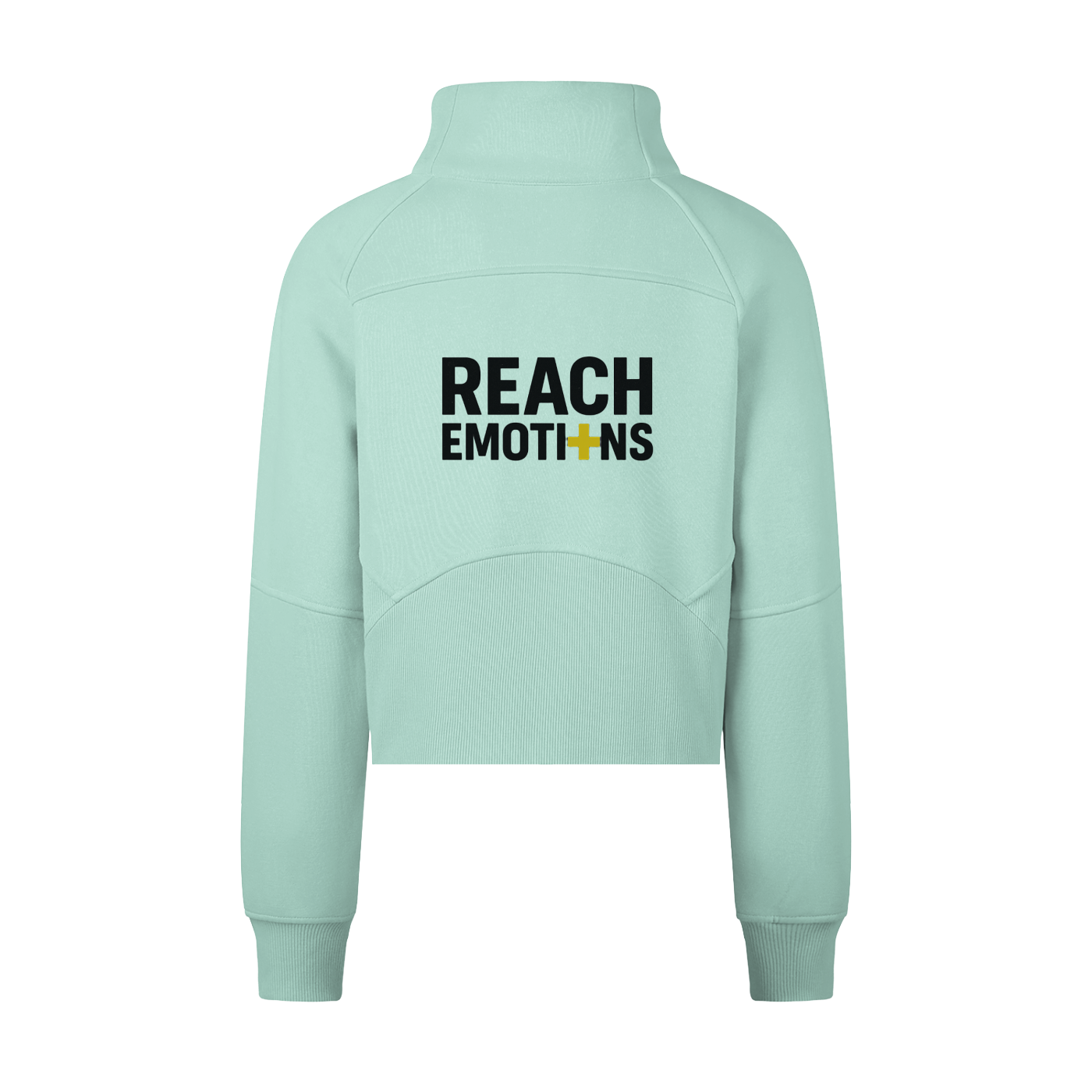 Cropped Half-Zip Sweatshirt
