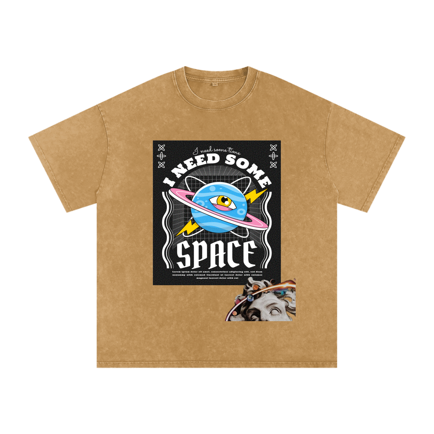Acid Wash Oversize T-Shirt - 250 GSM