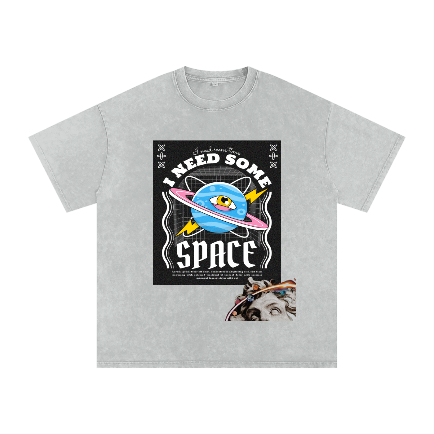 Acid Wash Oversize T-Shirt - 250 GSM