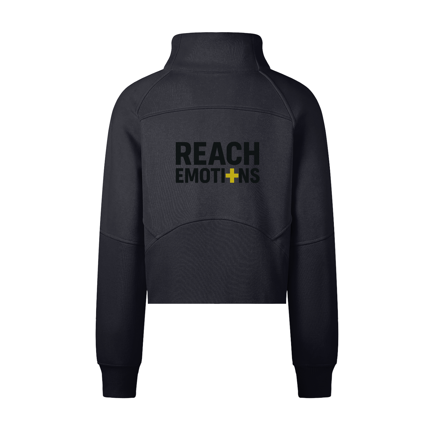 Cropped Half-Zip Sweatshirt