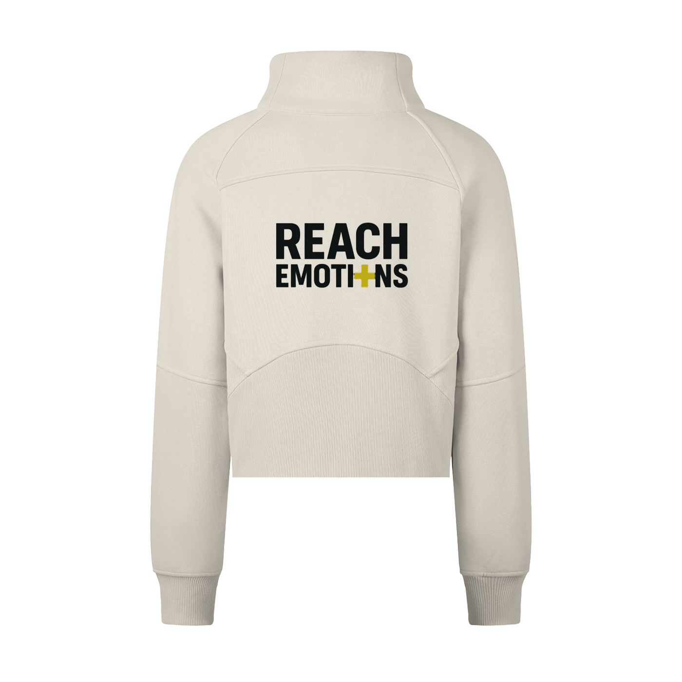 Cropped Half-Zip Sweatshirt