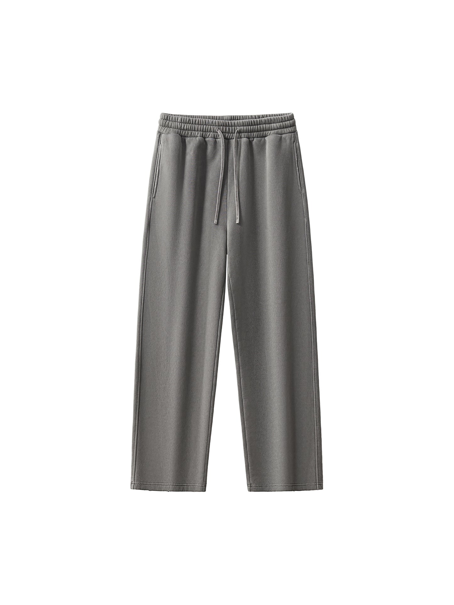 Frayed Enzyme Washed Fleece Sweatpants